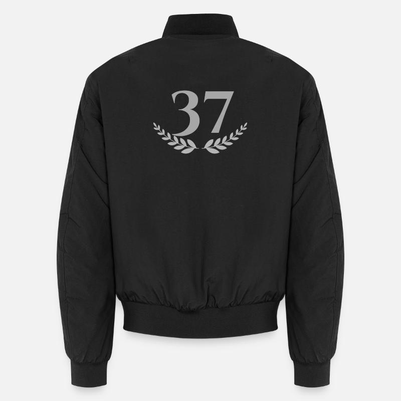 37 - Bomber unisexe - noir