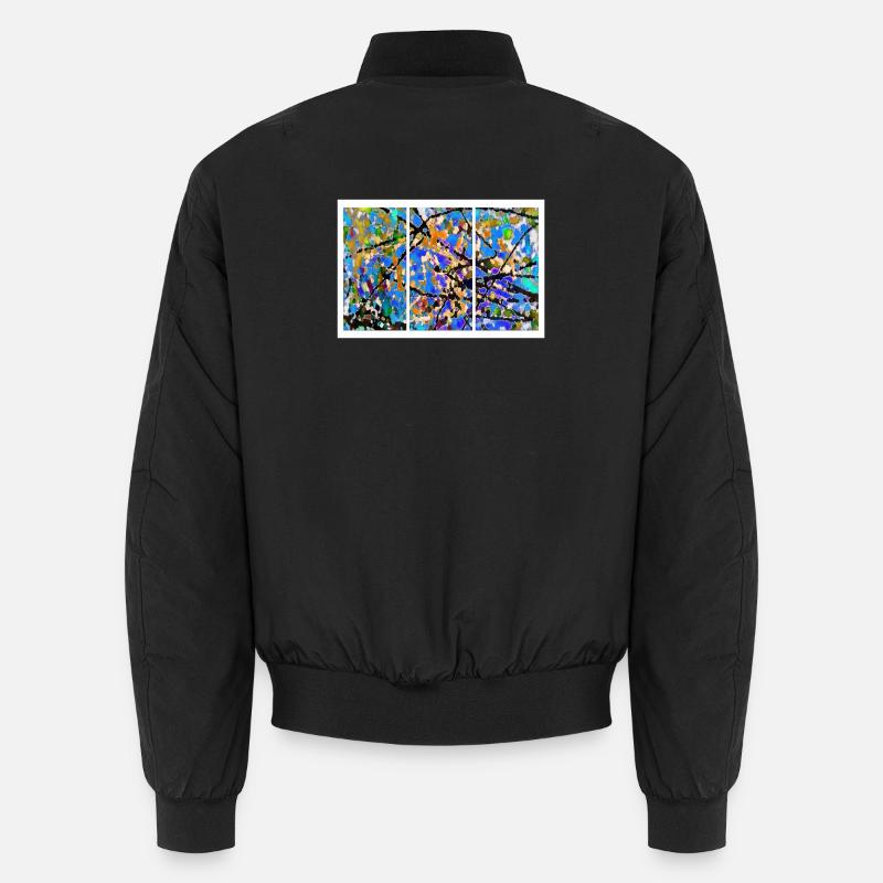 jshrsojujs - Unisex Bomber Jacket - black