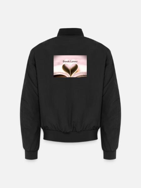 Bücherliebhaber - Unisex Bomberjacke - Schwarz