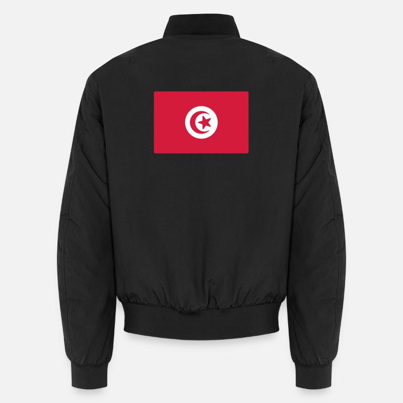 Drapeau tunisien - Bomber unisexe - noir