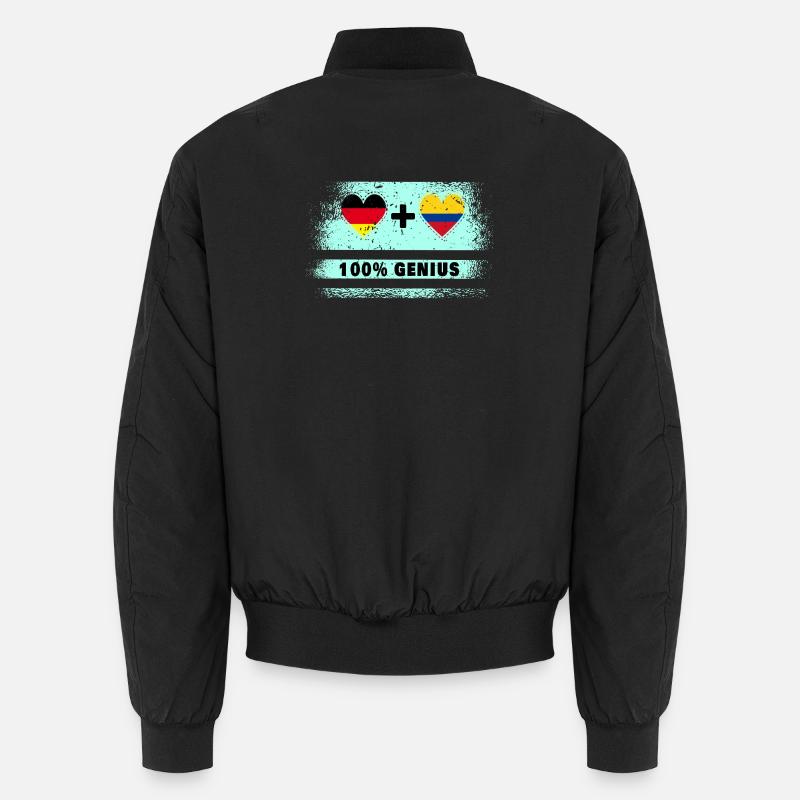 Germany and Colombia 100% Ingenious / Gift Unisex Bomber Jacket