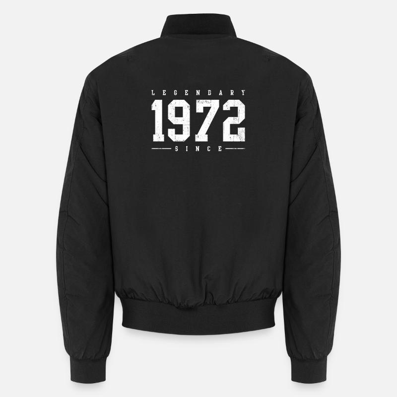 Legendary 1972 Vintage Typography Unisex Bomber Jacket