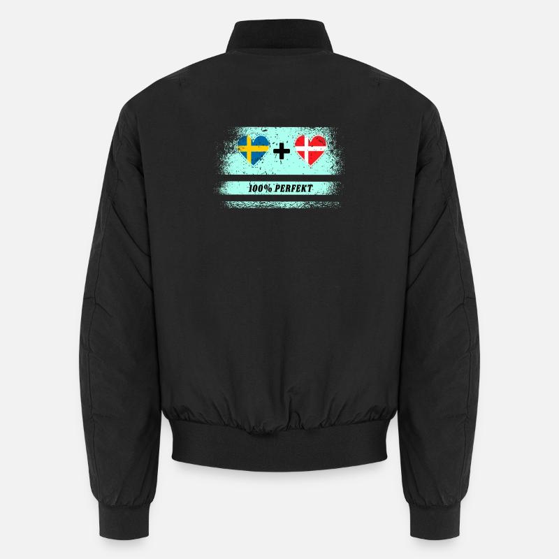 Danemark et Suède 100% Parfait / Cadeau Bomber unisexe