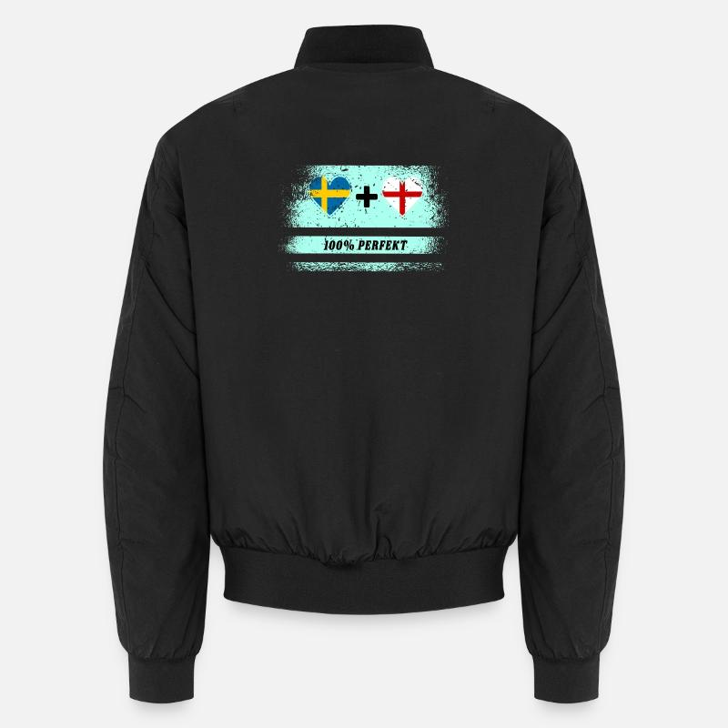 England und Schweden 100% perfekt / Geschenk Unisex Bomberjacke