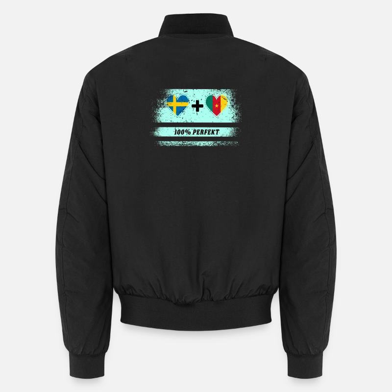 Kamerun und Schweden 100% perfekt / Geschenk Unisex Bomberjacke