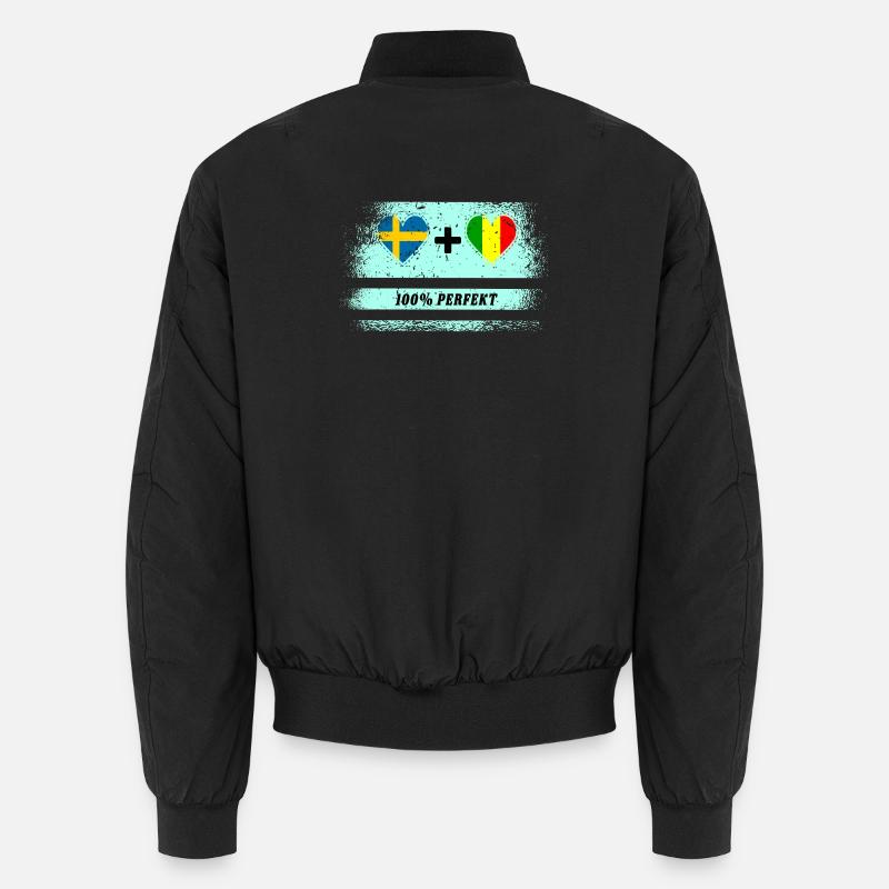 Mali und Schweden 100% perfekt / Geschenk Unisex Bomberjacke