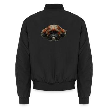schoßhunde, shih tzu - Unisex Bomberjacke - Schwarz - Hinten - AI Model Male 185 light (185cm)