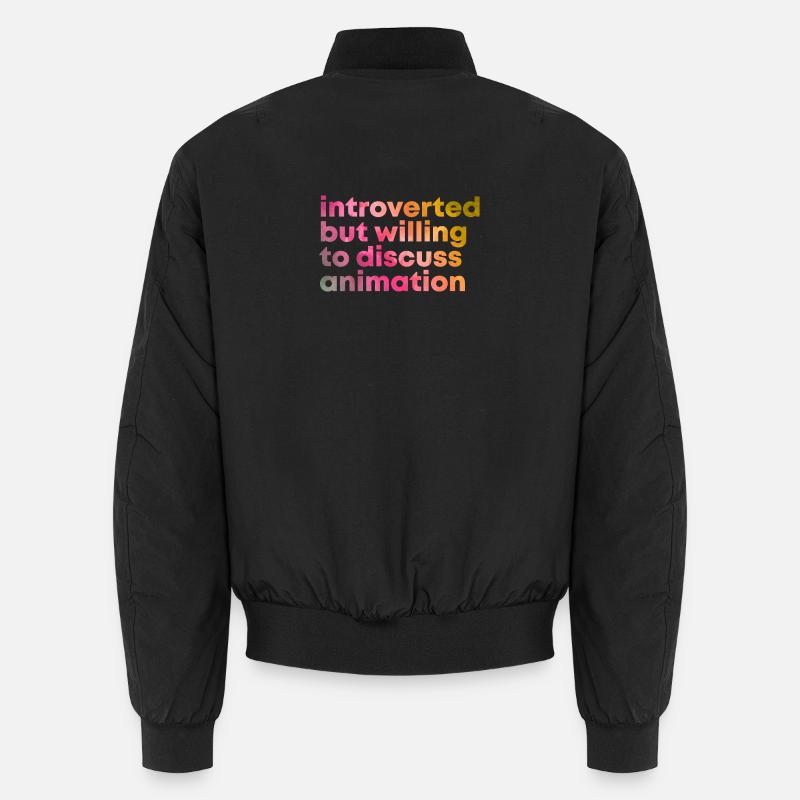Animation - Unisex Bomberjacke - Schwarz