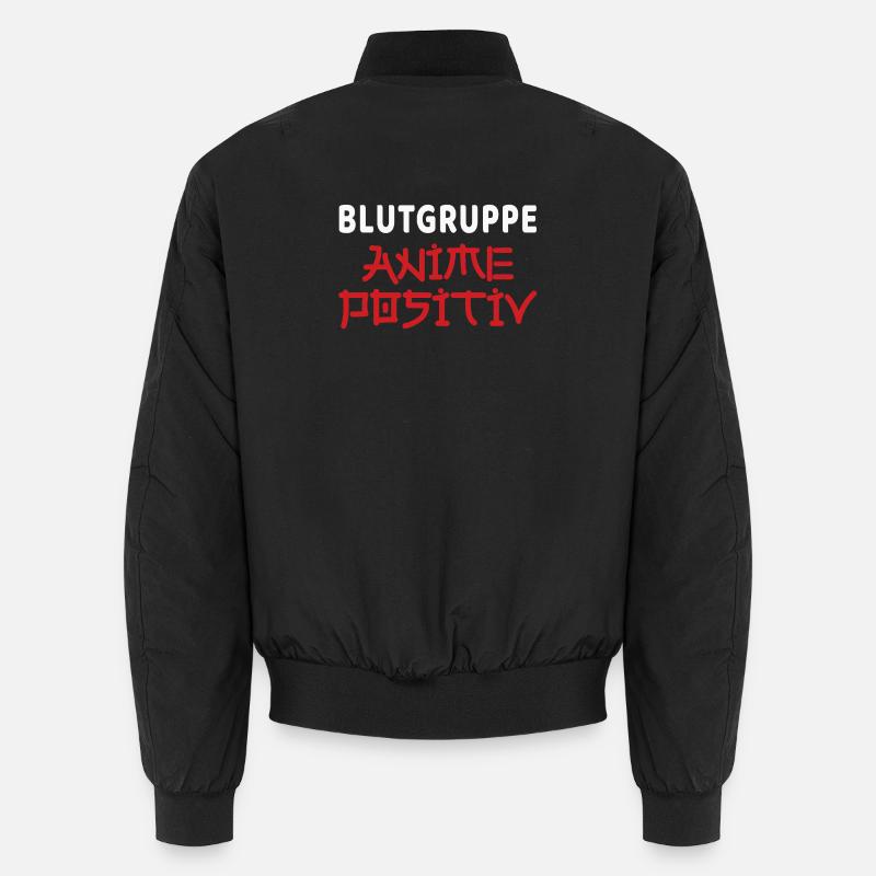 Anime - Unisex Bomberjacke - Schwarz