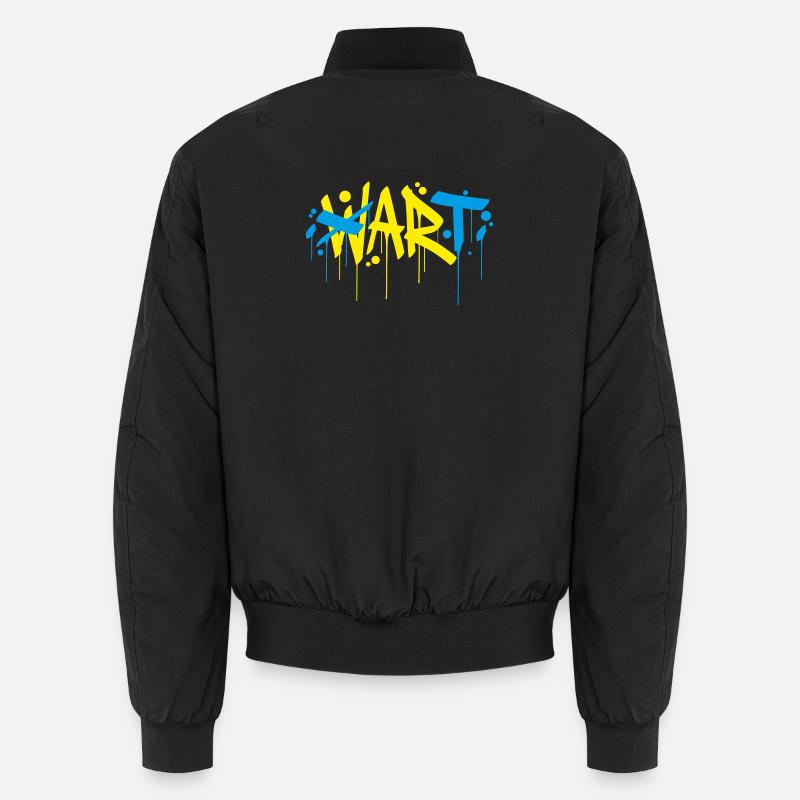 Art War Peace Make art not war Unisex Bomber Jacket