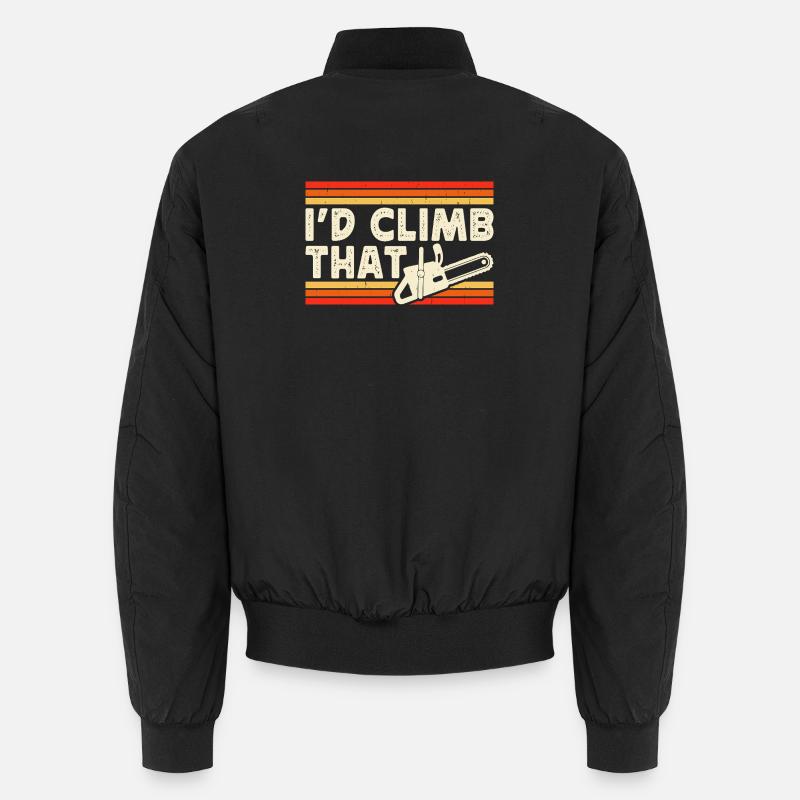 Lustiges Holzarbeiter Waldarbeiter Geschenk Unisex Bomberjacke