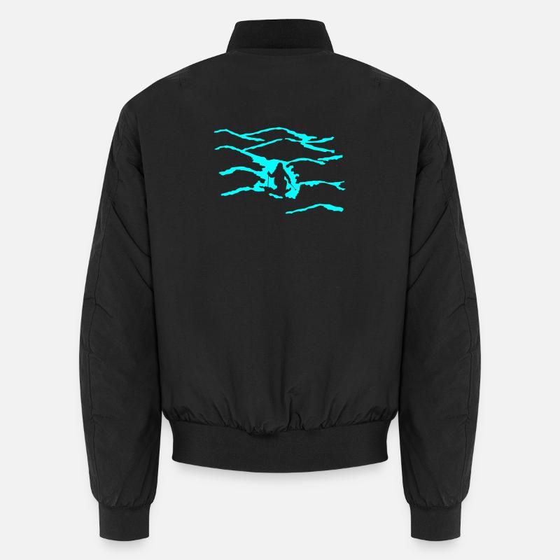 Mogul skiing Unisex Bomberjacke