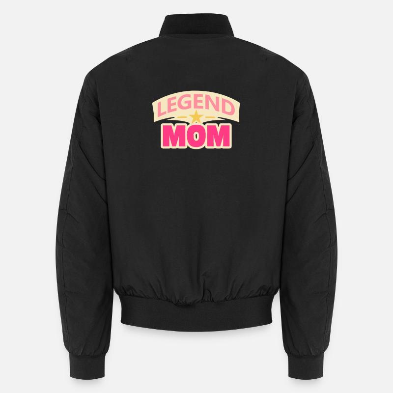 Legend Mom – Lustige Mutter Design Unisex Bomberjacke
