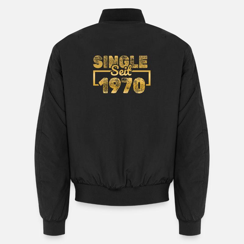 1970 - Unisex Bomberjacke - Schwarz