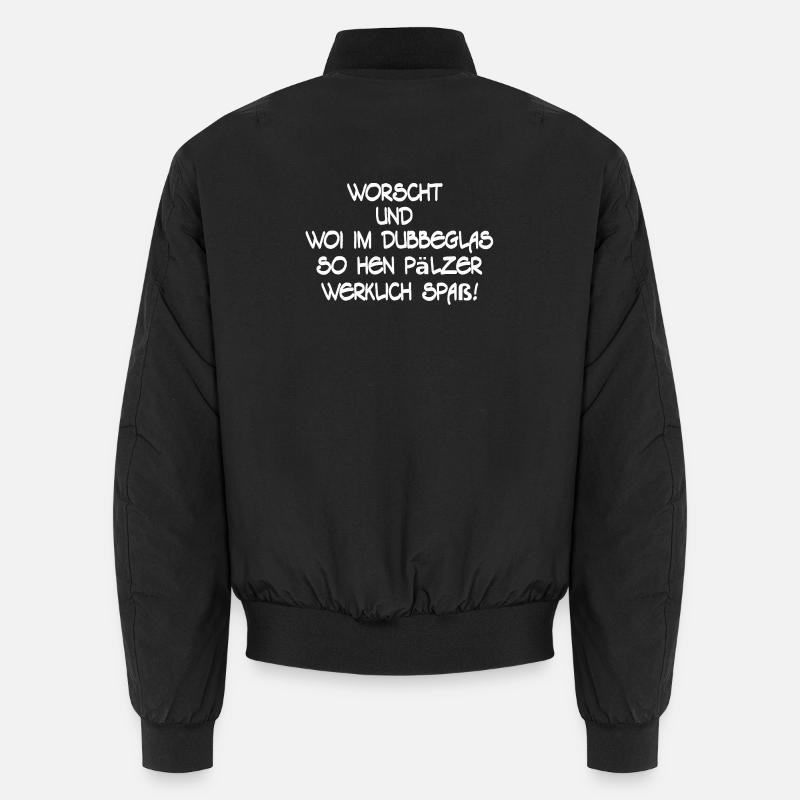 Pfälzer geburtstagsgeschenk, werklich spaß Unisex Bomberjacke