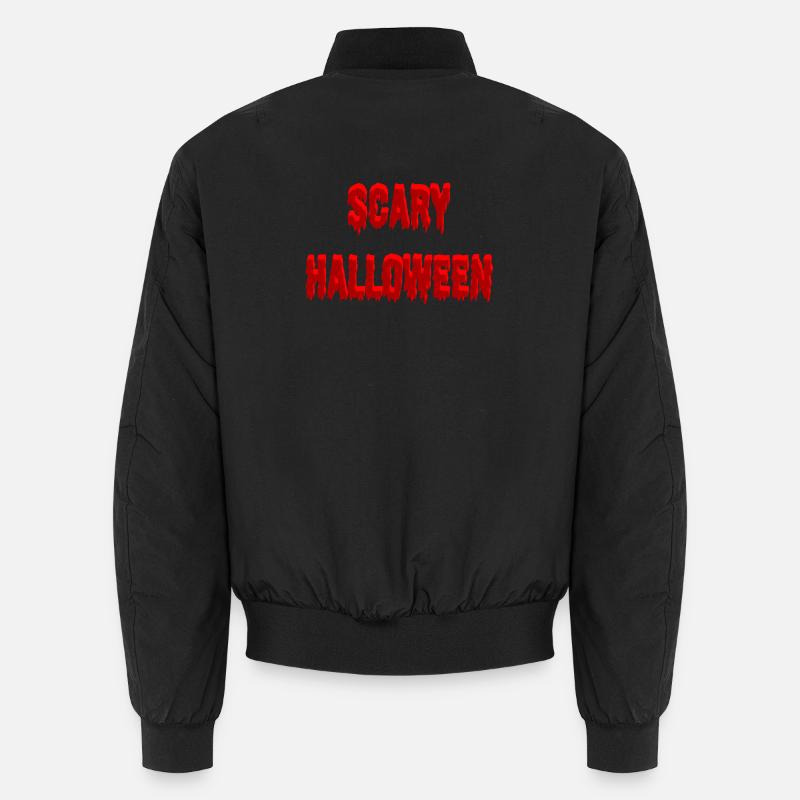 Sprüche, halloween Outfits, Bluttropfen - Unisex Bomberjacke - Schwarz