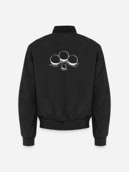 Boules pour pétanque et pétanque - Bomber unisexe - noir