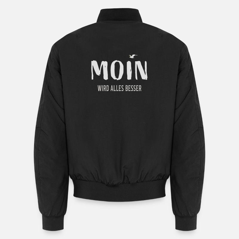 Moin wird alles besser Unisex Bomberjacke