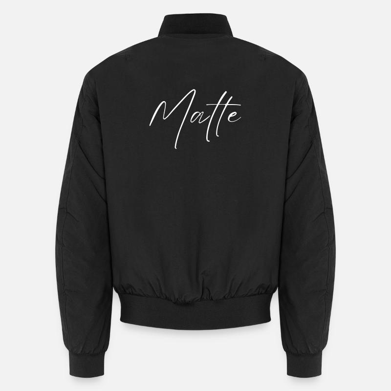 Nom peint avec M Nom de garçon Garçon Naissance Bébé Garçon Bomber unisexe
