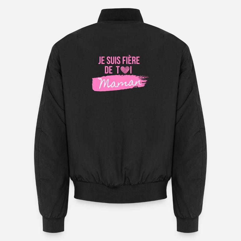 Rosa Herz Mama Pride T-Shirt Unisex Bomberjacke