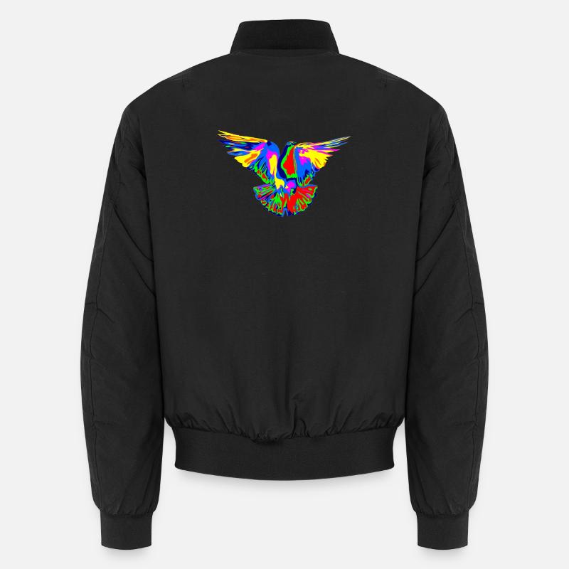 pride bird - Unisex Bomberjacke - Schwarz