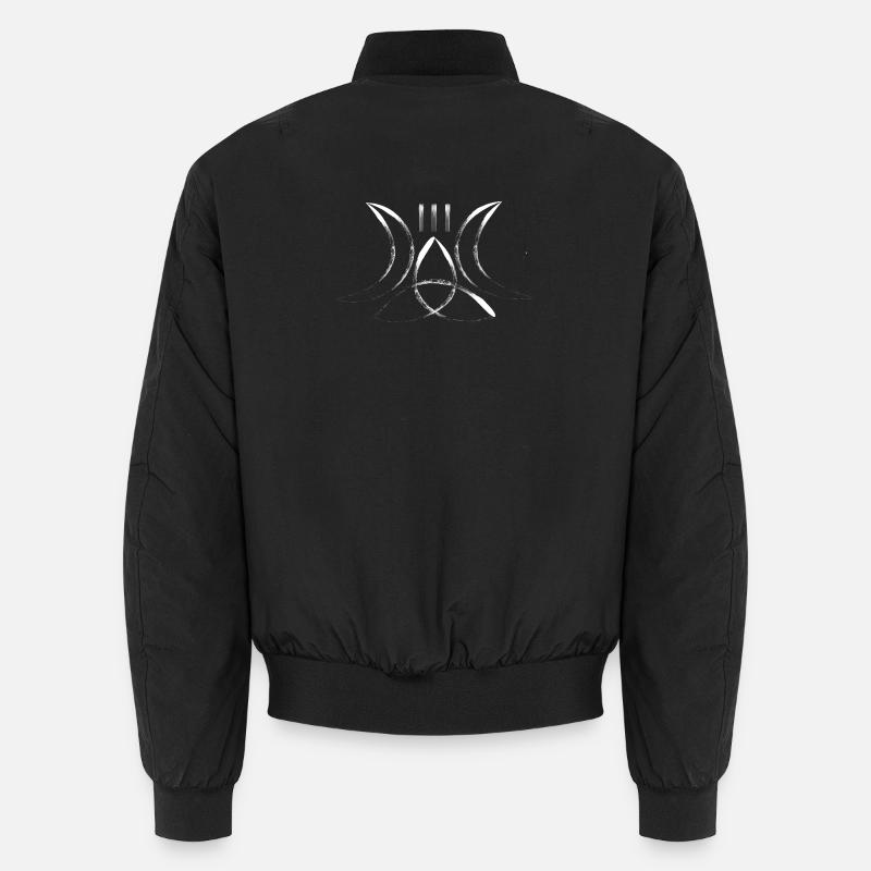 Mondsigil der Drei Monde Unisex Bomberjacke