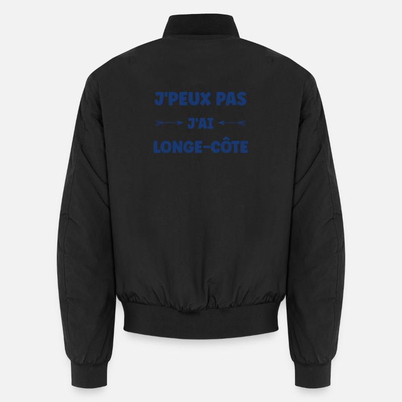 Longe Rippe - Unisex Bomberjacke - Schwarz