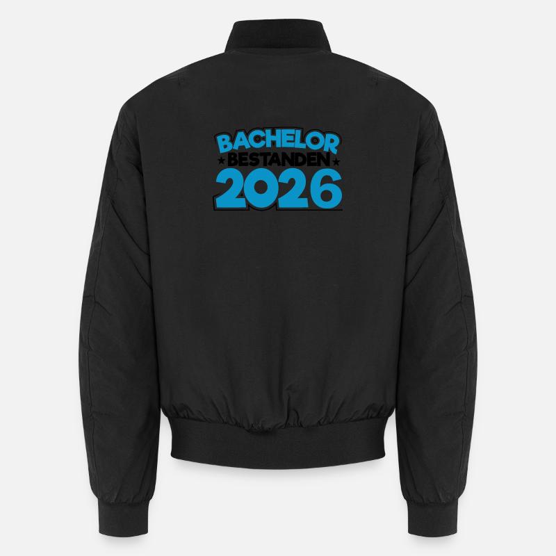 Bachelor 2026 Graduation Graduation - Unisex Bomber Jacket - black