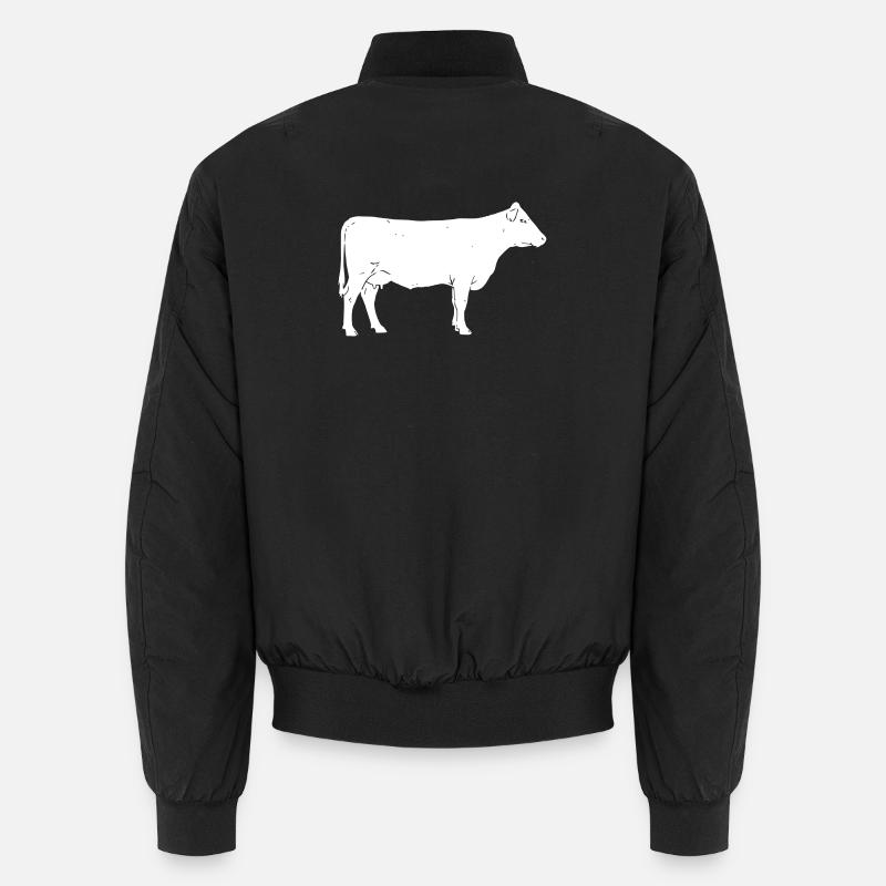 Ferme bovine Vector Élevage - Bomber unisexe - noir