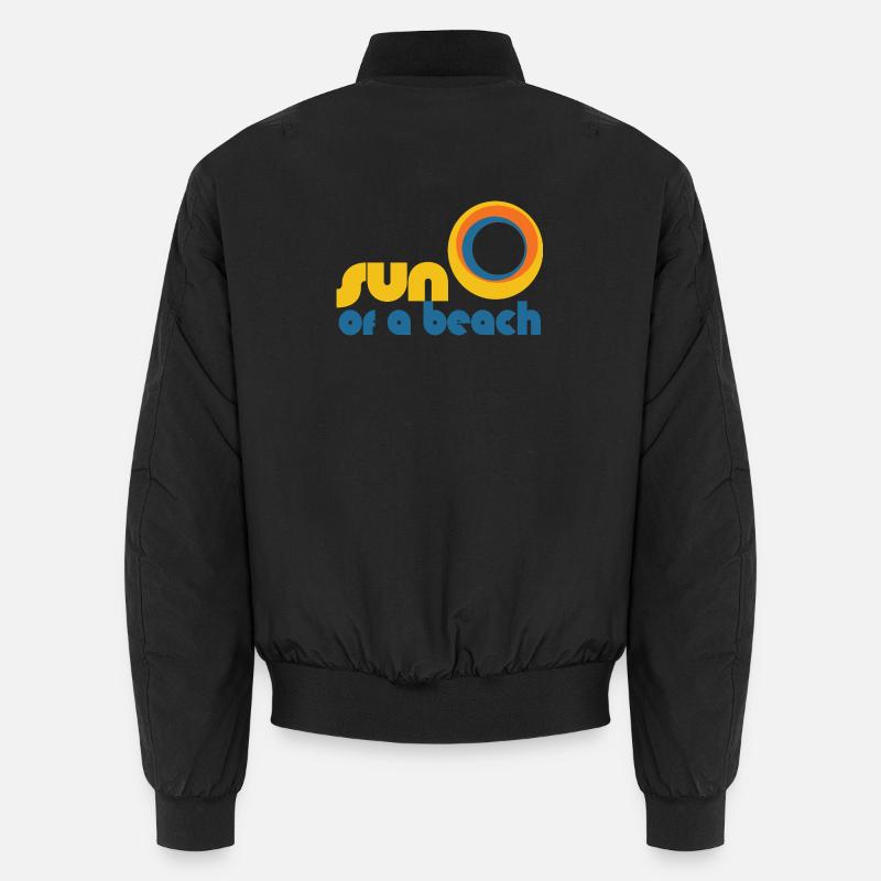 Sonne eines Strandes Unisex Bomberjacke