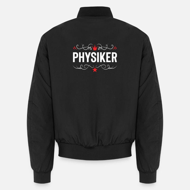 Physiker Beruf - Unisex Bomberjacke - Schwarz