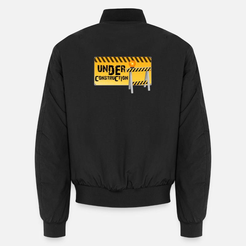 Bau - Unisex Bomberjacke - Schwarz