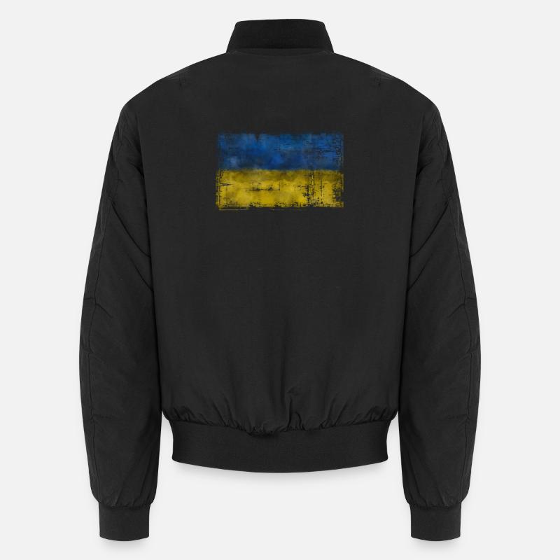 Ukraine - Unisex Bomberjacke - Schwarz