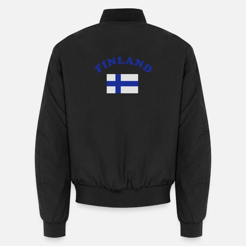 Drapeau finlandais Bomber unisexe