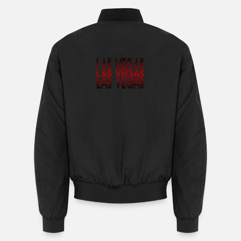 Las Vegas Neon Pattern Unisex Bomber Jacket