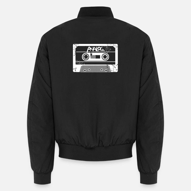 Kassette analog retro Klassiker Symbol vintage Unisex Bomberjacke