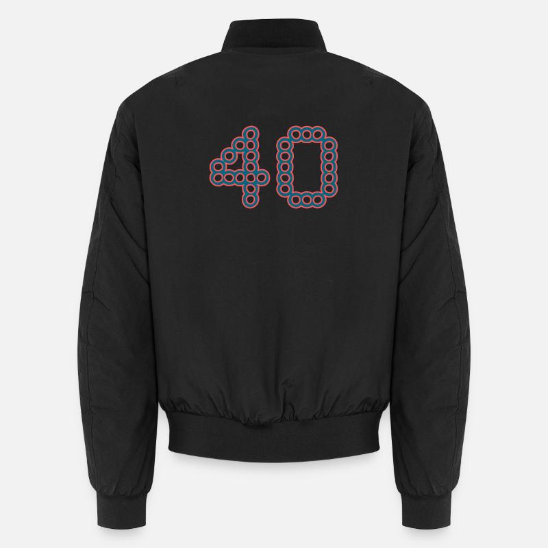 40. 40 ANS. 40e ANNIVERSAIRE. ANNIVERSAIRE 40 ANS. Bomber unisexe