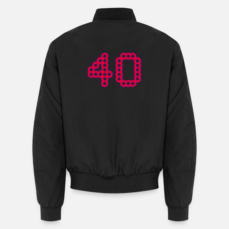 40. 40 ANS. 40e ANNIVERSAIRE. ANNIVERSAIRE 40 ANS. Bomber unisexe
