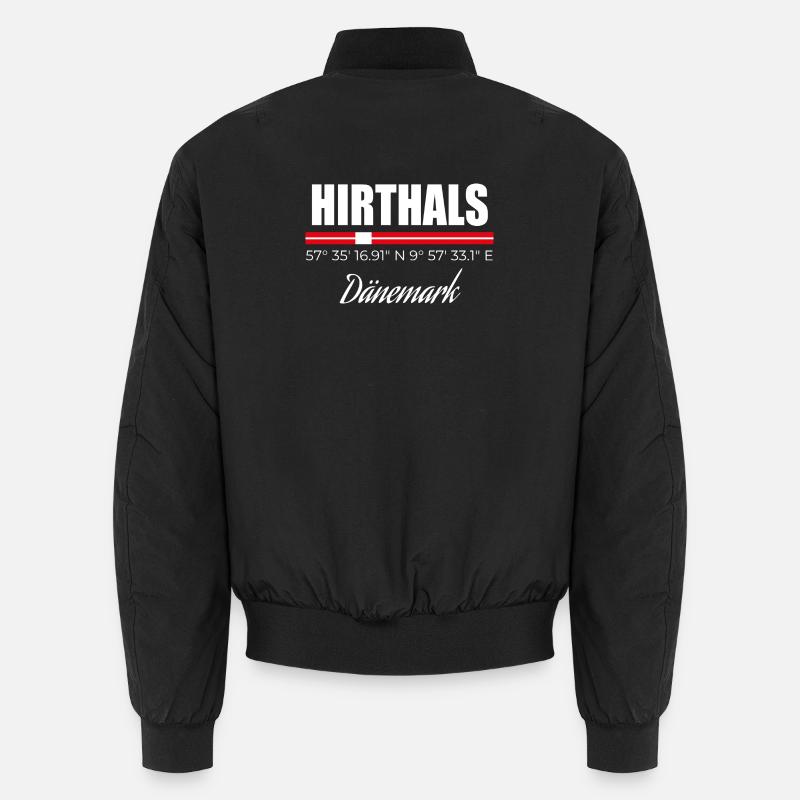 Hirthals - Bomber unisexe - noir