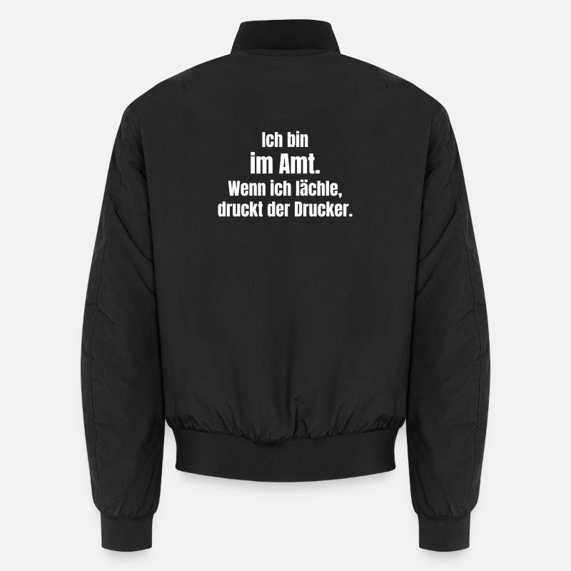 I'm in office – Druckerwitz Unisex Bomber Jacket