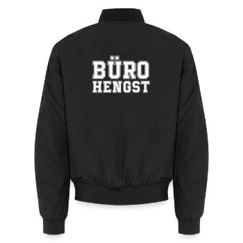 Bureau Hengst - Bomber unisexe - noir - Dos - AI Model Male 185 light (185cm)