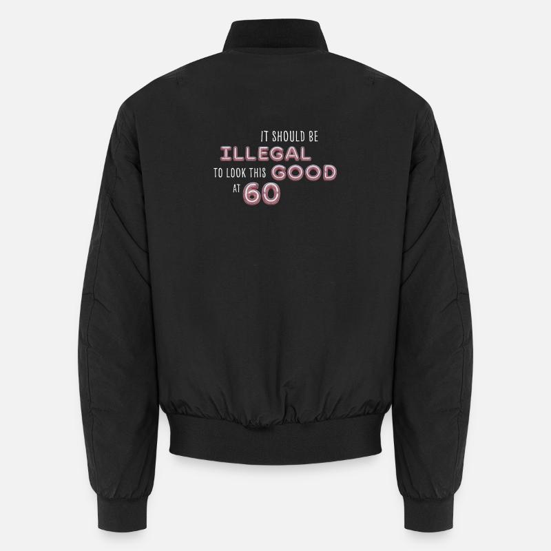 Verboten gut mit 60 Unisex Bomberjacke