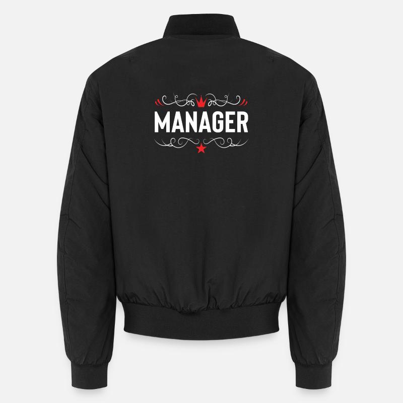 Manager Profession - Unisex Bomber Jacket - black