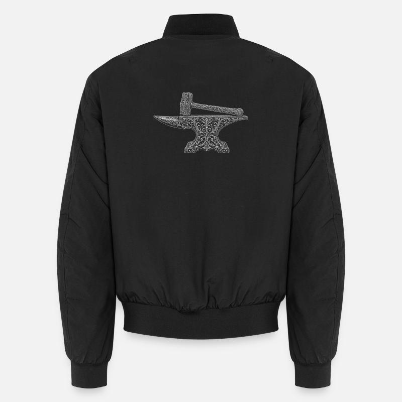 forgeron - Bomber unisexe - noir