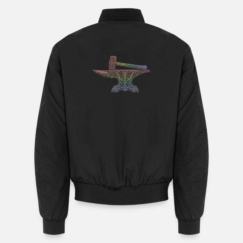 blacksmith - Unisex Bomber Jacket - black