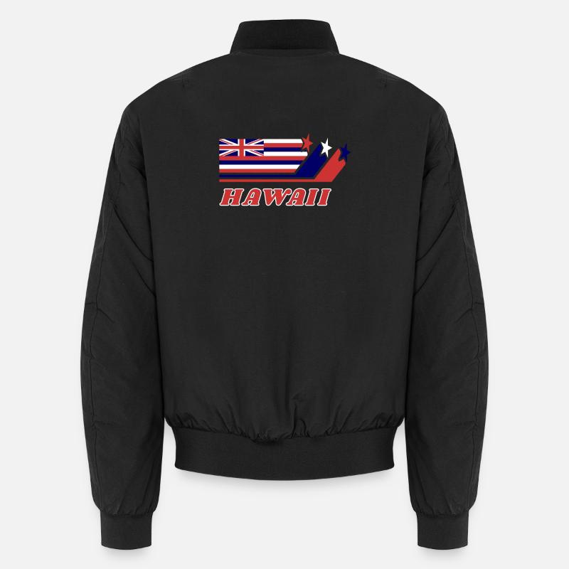 Cadeau de drapeau hawaï Honolulu Bomber unisexe