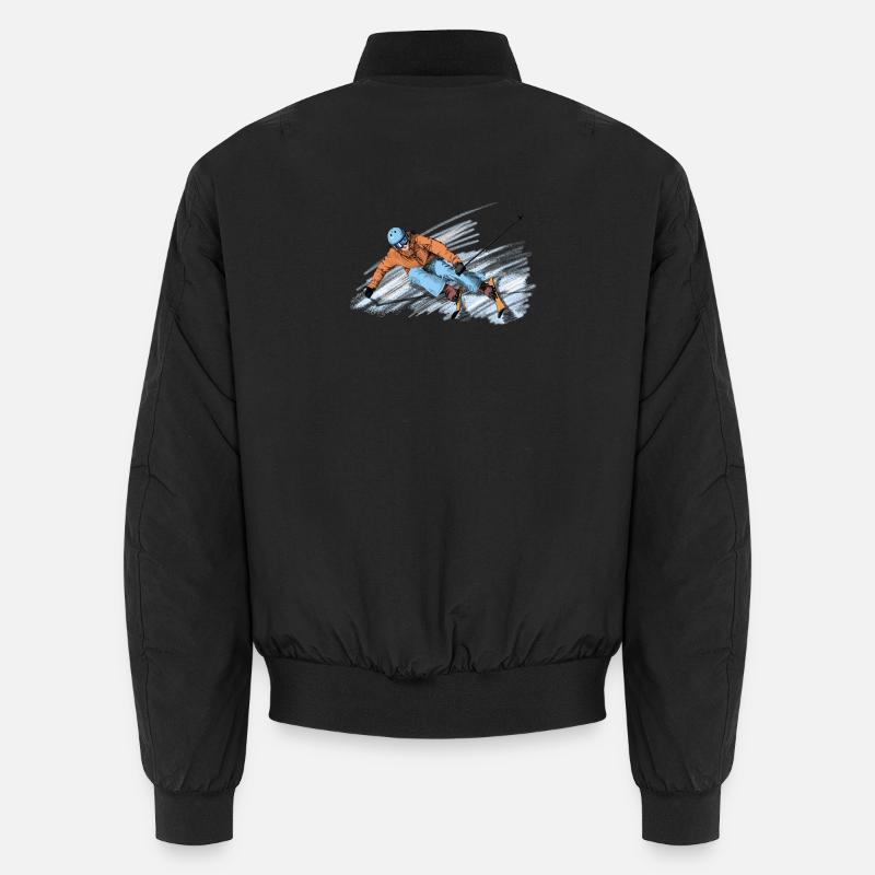 Skiing Unisex Bomberjacke