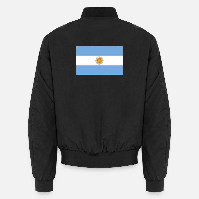 Autocollant drapeau de l'Argentine Aufkleber Argentinien Bomber unisexe