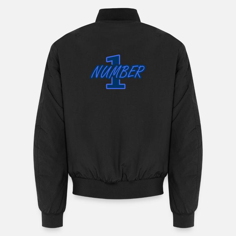 NUMMER 1 - Unisex Bomberjacke - Schwarz