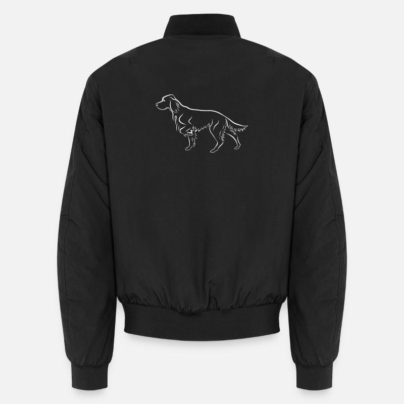 Setter vorstehend Unisex Bomberjacke